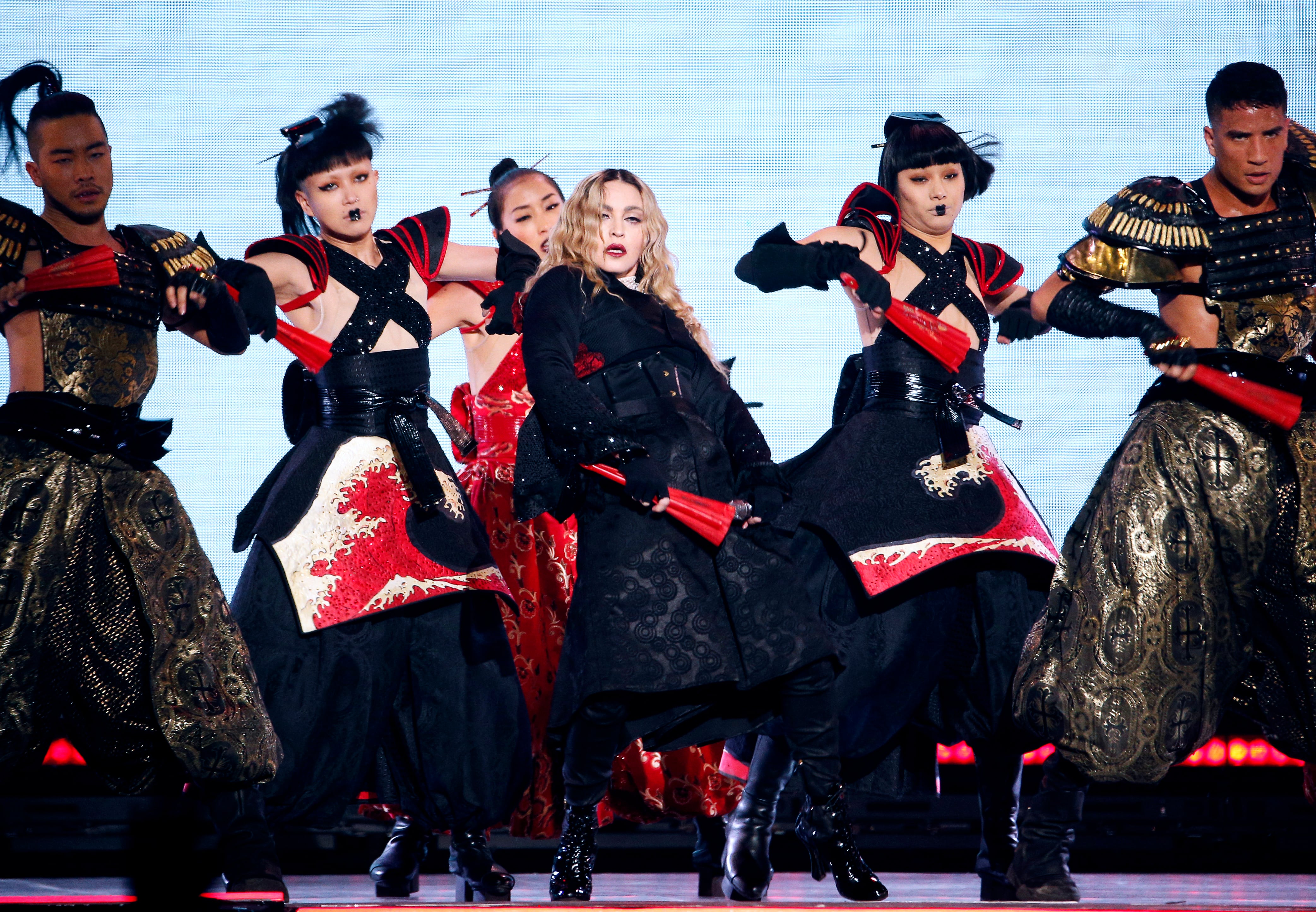 La cantante Madonna en una de sus presentaciones (Foto: AFP)