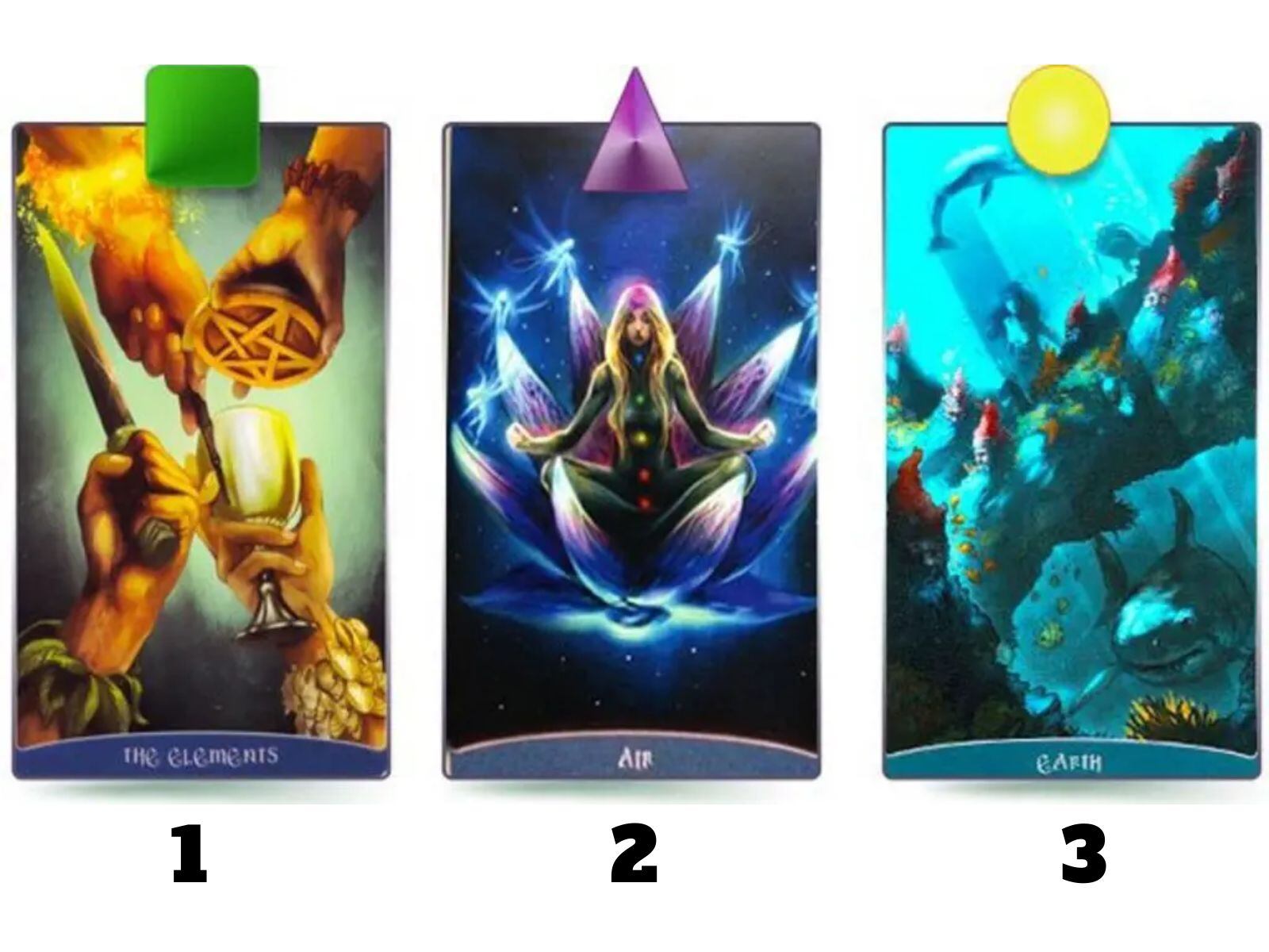 TEST VISUAL | Tendrás una oportunidad para escoger una de estas cartas. (Foto: Namastest)