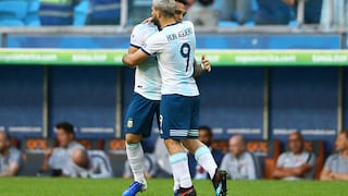 Abrazo de gol: Lautaro y el 'Kun' llevan a Argentina a cuartos de final de la Copa América Brasil 2019