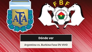 ¿Dónde ver Argentina vs. Burkina Faso por amistoso FIFA 2026?
