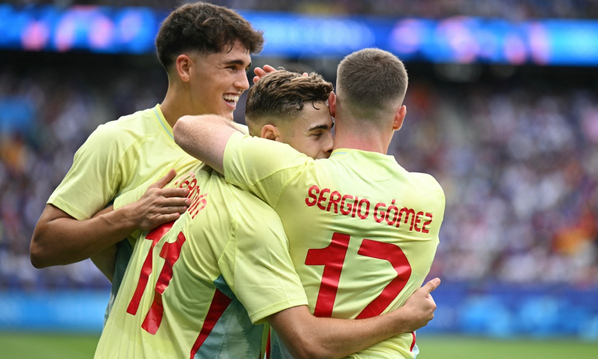 La selección española se llevó el oro en París 2024 (fútbol masculino) tras vencer por 4-3 a Francia en la gran final. (Foto: AFP)