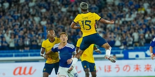 Ecuador vs. Japón. (Foto: FEF)
