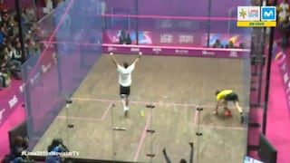¡Qué grande! Revive el emotivo último punto de Diego Elías en la final de Squash que le dio el Oro en Lima 2019 [VIDEO]