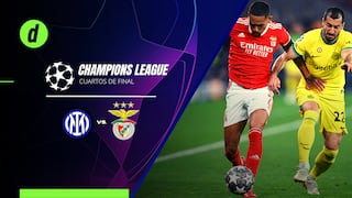 Inter vs. Benfica: apuestas, horarios y canales de TV para ver la Champions League