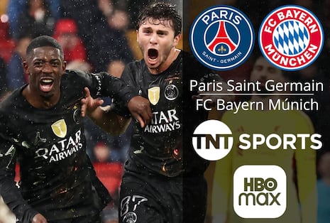 🟣 TNT Sports (HBO Max) EN VIVO GRATIS — ver partido PSG vs. Bayern EN DIRECTO por Streaming TV