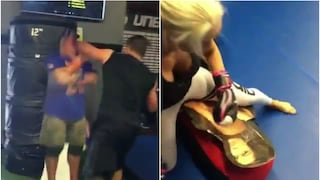 The Miz y Maryse entrenan para WrestleMania golpeando los 'rostros' de Cena y Bella