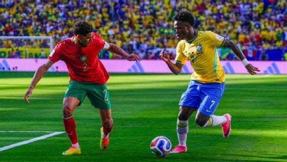 Hakimi fue capitán y titular el debut de Marruecos ante Brasil. (Foto: Getty)