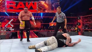 WWE: Samoa Joe venció a Bray Wyatt y Finn Bálor previo a Extreme Rules [VIDEO]