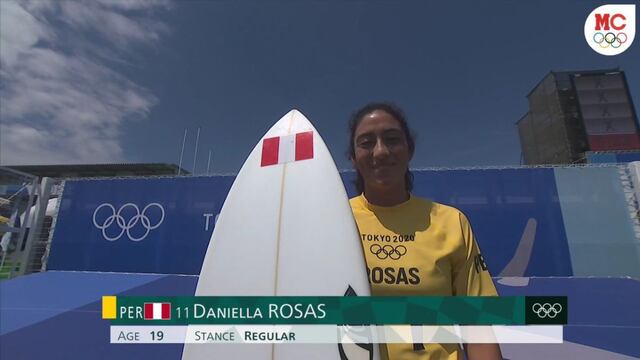 Disputará el repechaje: Daniella Rosas quedó cuarta en su serie en el surf de Tokio 2020 [FOTO]