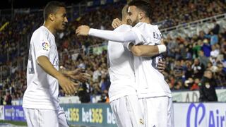 Real Madrid volvió al triunfo tras derrotar 3-1 al Levante por Liga BBVA