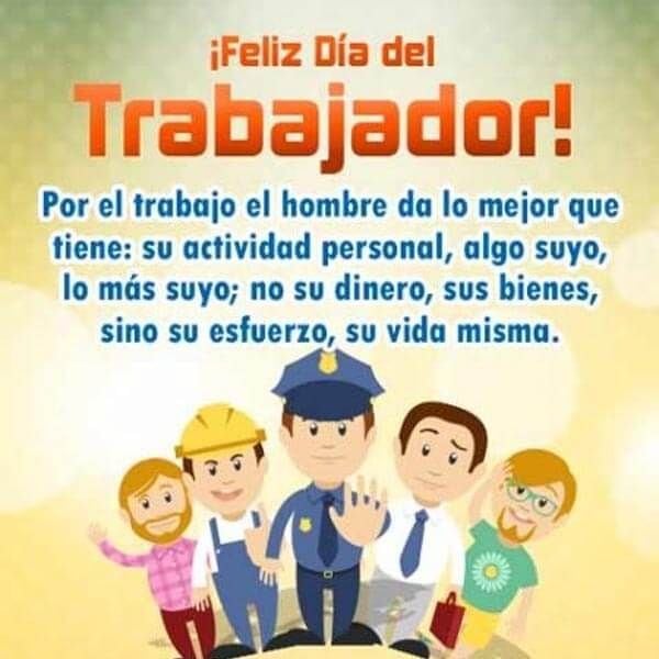 Imágenes para compartir por el Día del Trabajo en tus redes sociales. (Foto: Internet).
