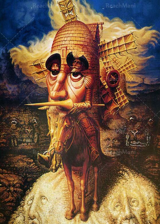 ACERTIJO VISUAL | Esta impresionante obra pictórica ha mantenido a numerosos espectadores en la búsqueda constante de todas las facciones ocultas. |Twitter.