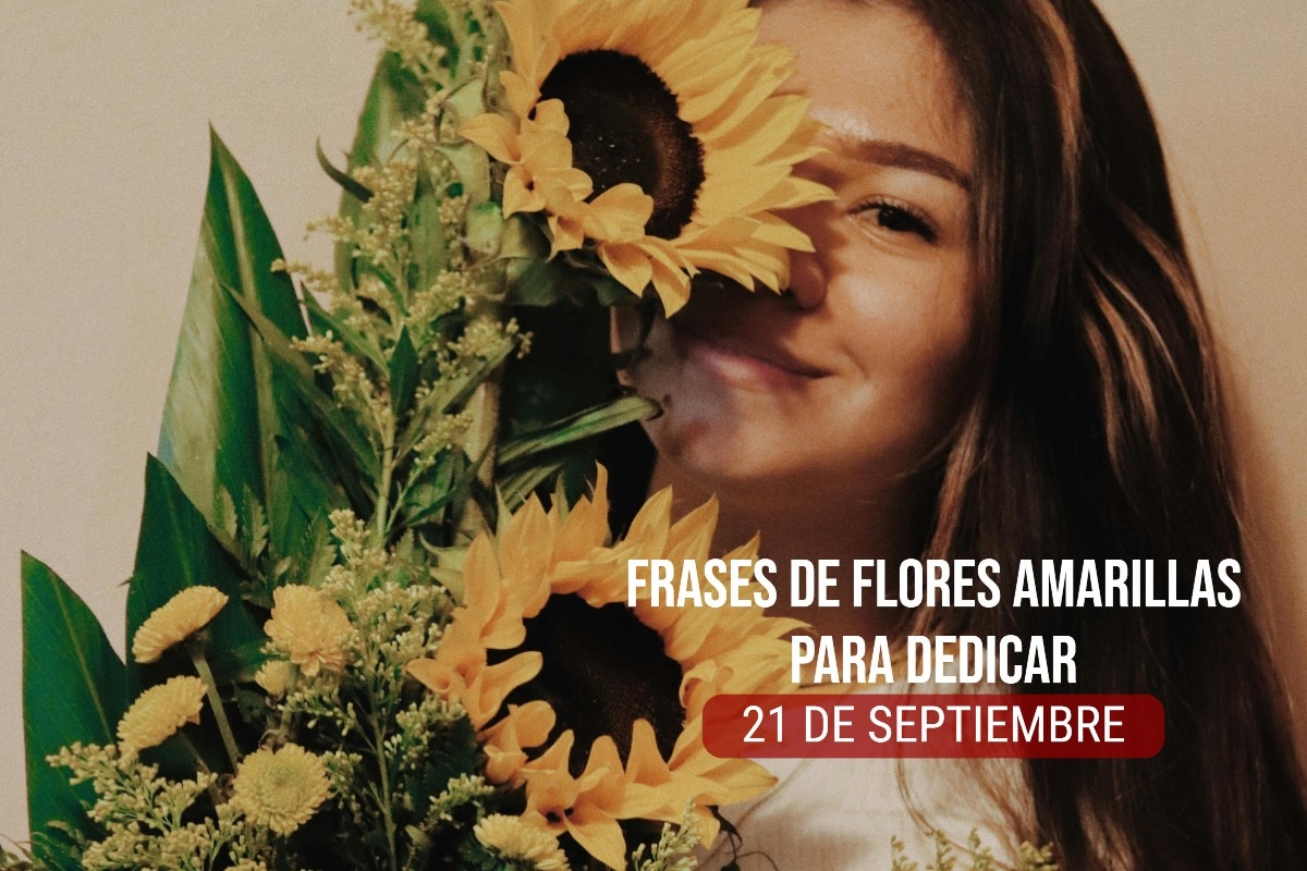 FRASES | Uno de estos mensajes se convertirá en la dedicatoria perfecta para expresar tu amor a través de estas flores amarillas el 21 de septiembre. (Foto: Ariel Paredes en Pexels / Composición Depor)