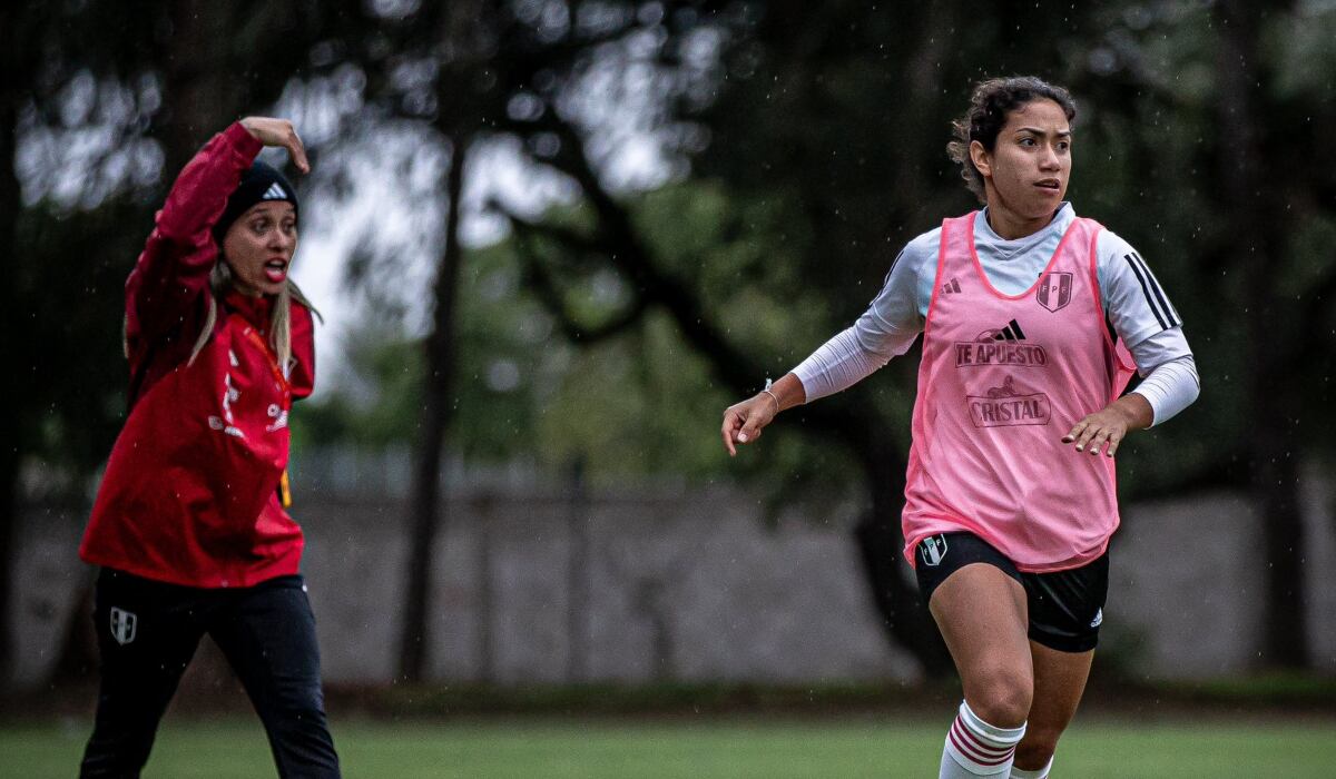 La Selección Peruana Femenina está entrenando en las instalaciones de Liga de Quito. (Foto: Selección Peruana)