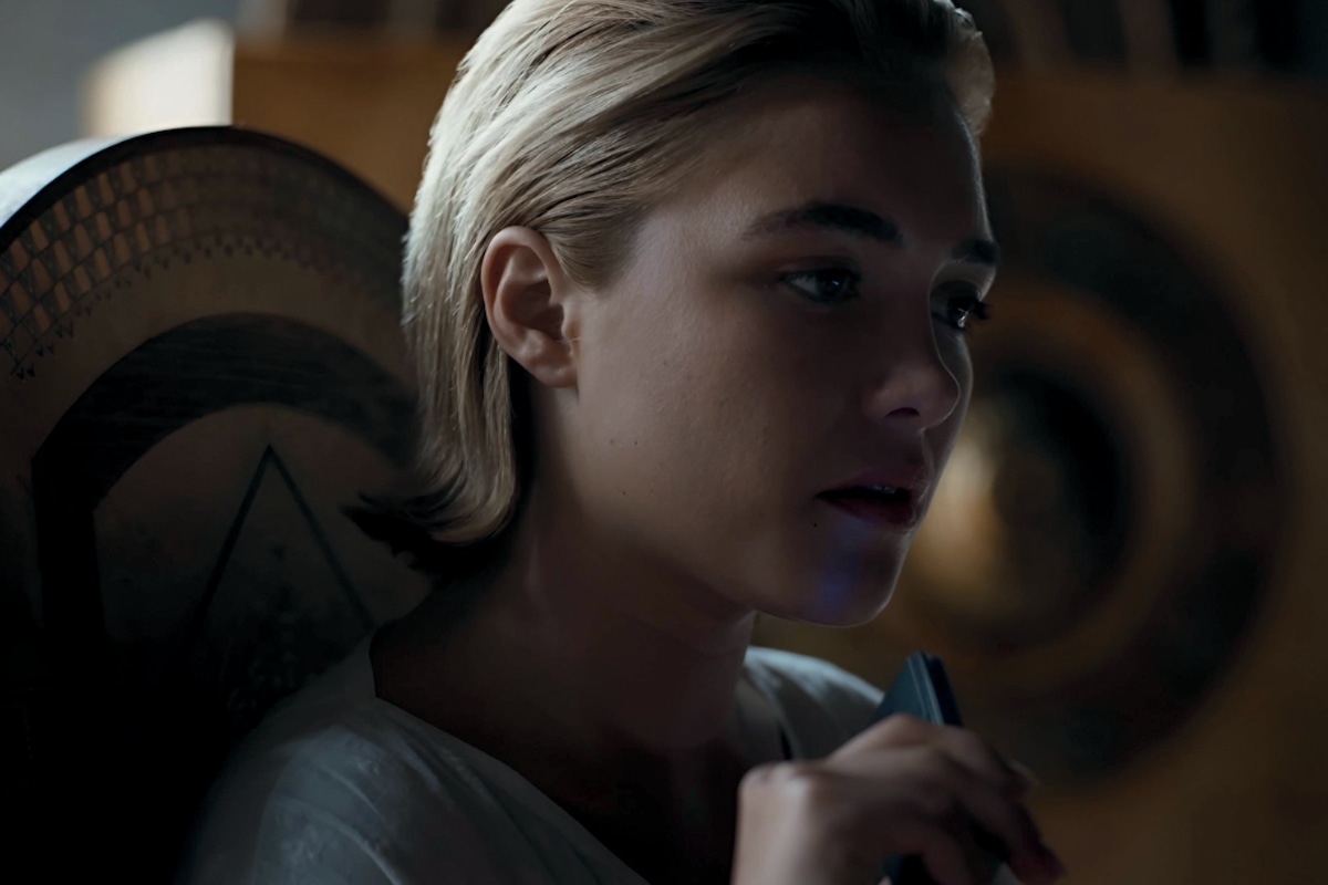 “Dune - Parte 2" viene marcando un acontecimiento en el sétimo arte a nivel internacional. Aquí una foto de Florence Pugh en la cinta (Foto: Warner Bros.)