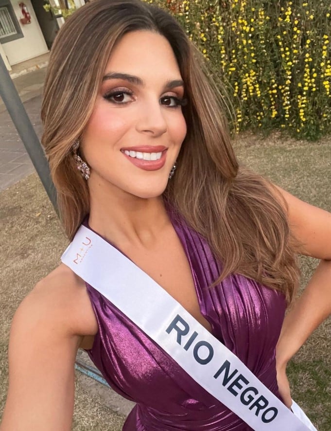 La modelo Yamile Dajud representó a Río Negro, en Argentina (Foto: Yamile Dajud/Instagram)