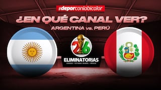 En qué canal ver Argentina vs Perú por Eliminatorias 2026