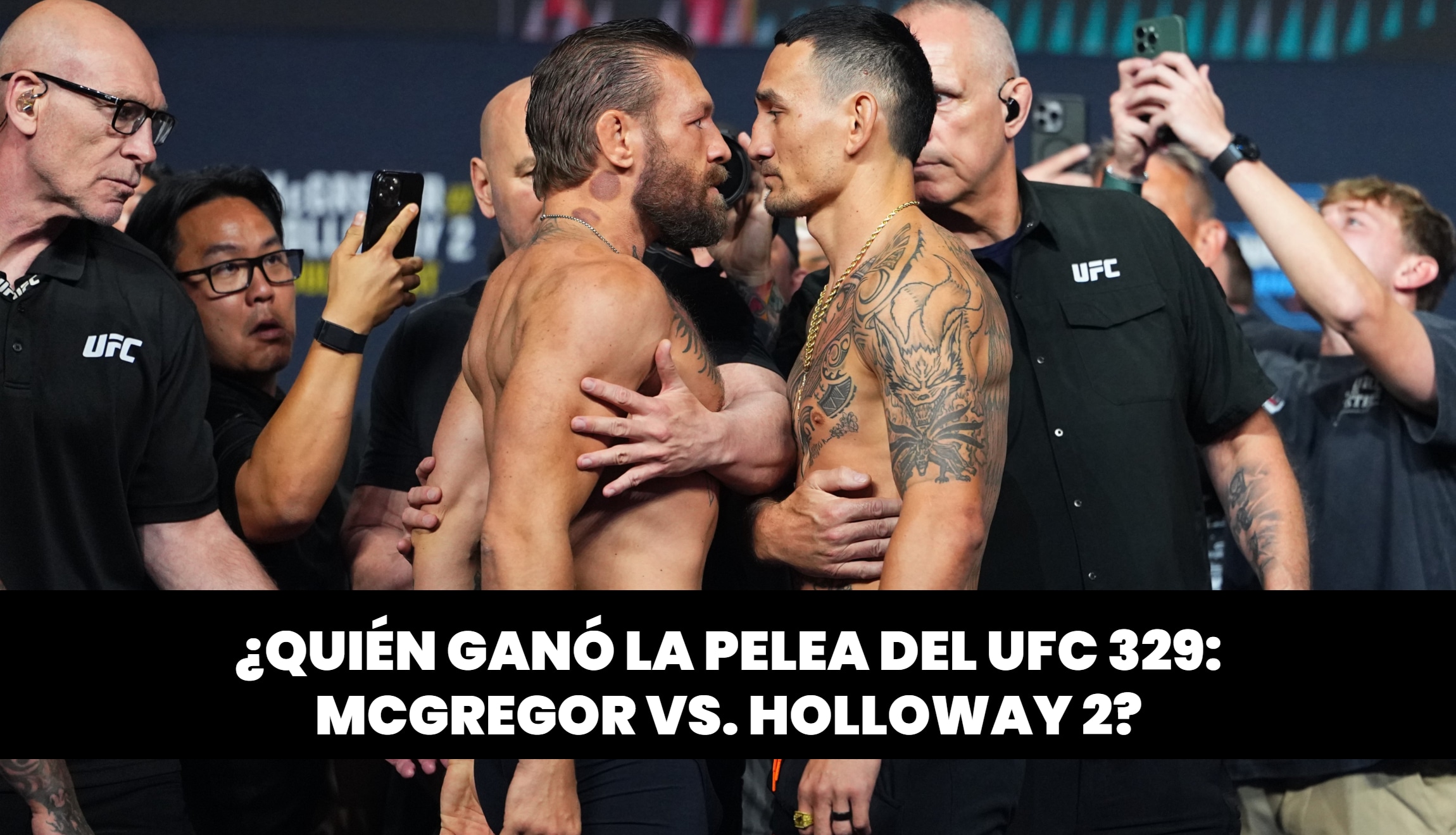 Consulta quién ha ganado la pelea de Conor McGregor vs. Max Holloway 2 por el UFC 329, que se desarrolló desde el T-Mobile Arena de Las Vegas en Estados Unidos. (Foto: Imagen creada por Depor / @ufc)