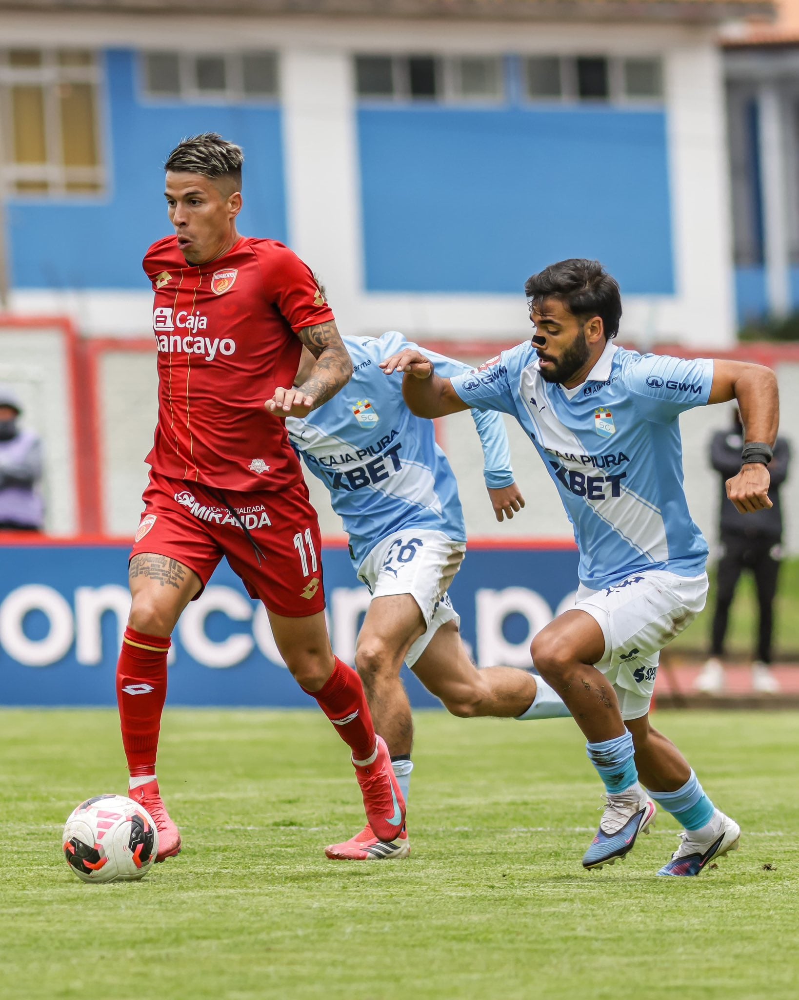 El 'Rojo Matador' venció a los celestes por 2-1 por la fecha 5 de la Liga 1. (Foto: Sport Huancayo)