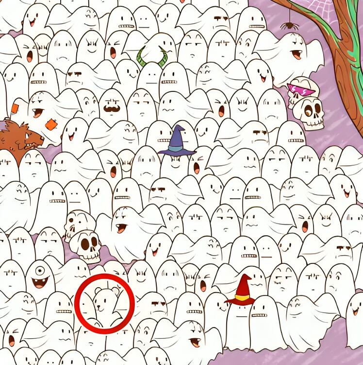 Solución: Encuentra al oso polar oculto en este reto visual que solo un 8% logró resolver (Foto: GenialGuru)