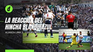 Festejan en La Victoria: la reacción de los hinchas de Alianza Lima tras la victoria 3-1 a Sport Boys en Matute