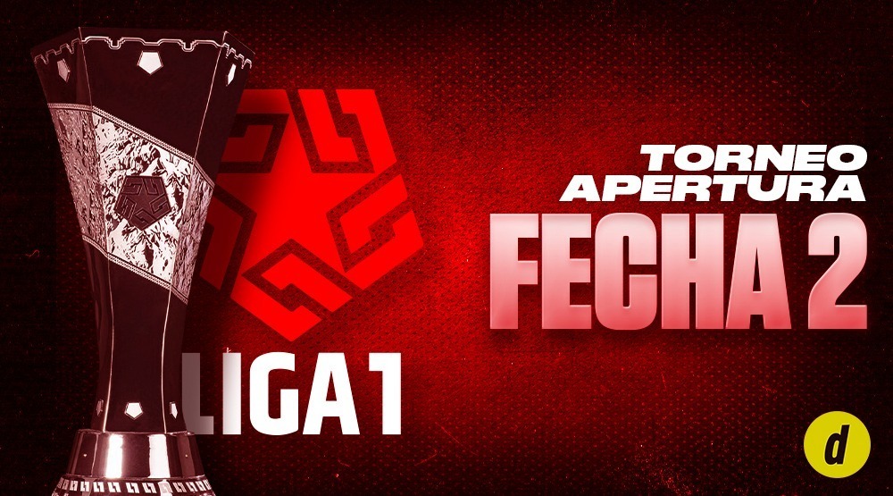 Así quedó la programación de la fecha 2 del Torneo Apertura. (Diseño: Depor)