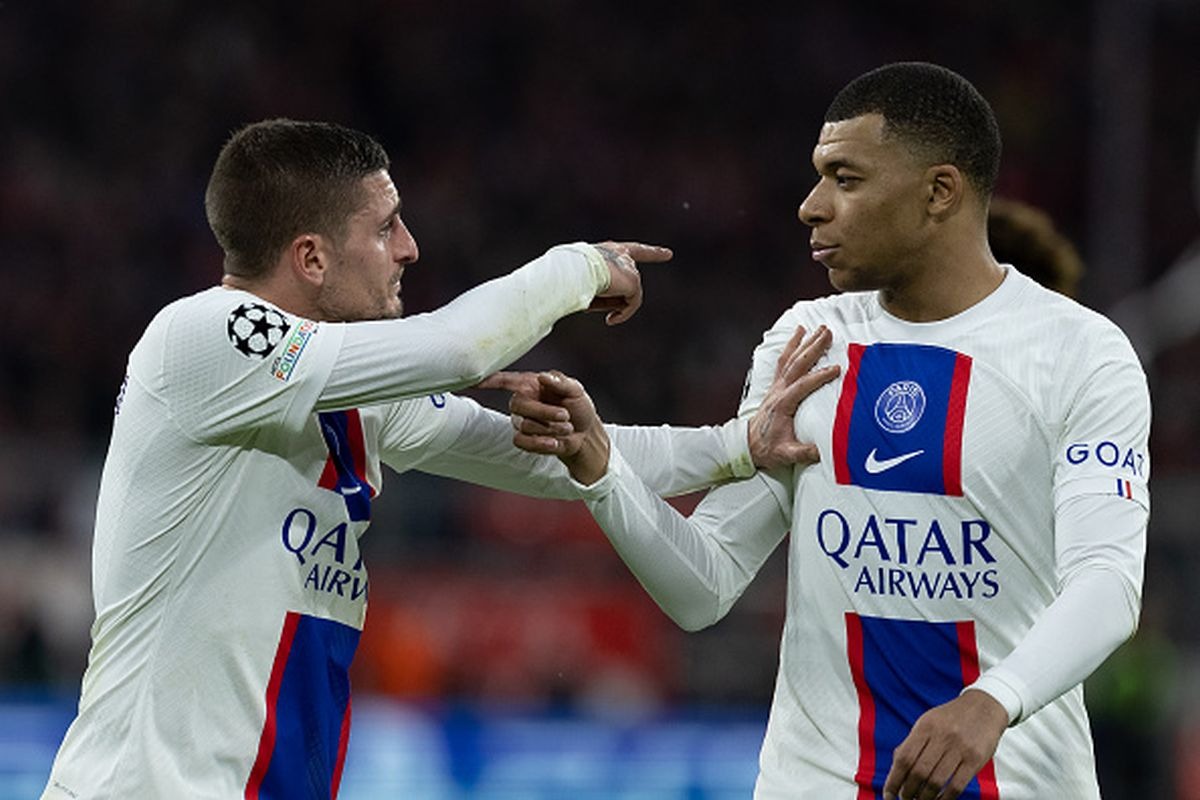 Mbappé y Verratti juegan juntos en el PSG desde mediados de 2017. (Foto: Getty Images)
