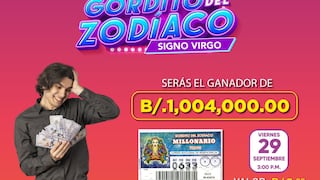 Resultados Gordito del Zodíaco: ganadores de Lotería Nacional de Panamá del viernes 29