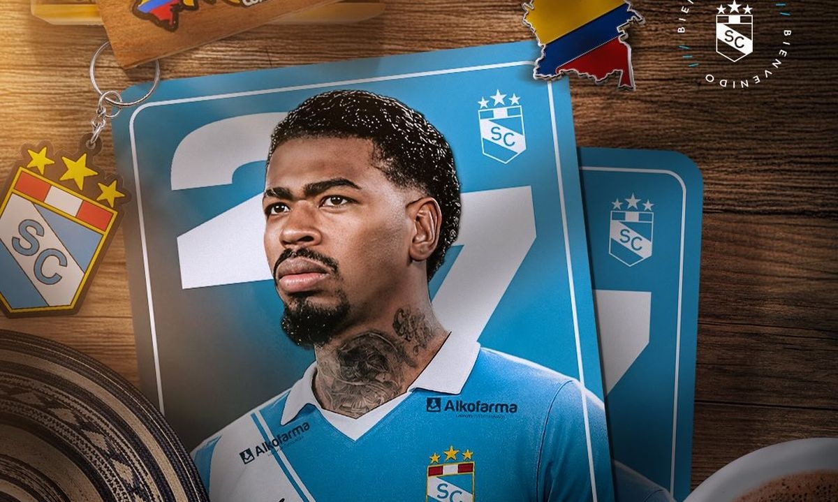 ¡Refuerzo celeste! Sporting Cristal anunció el fichaje del colombiano Juan Manuel Cuesta | ( Foto: X)