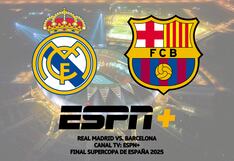 ESPN Plus transmitió Real Madrid vs. Barcelona (2-5) por la final de la Supercopa de España