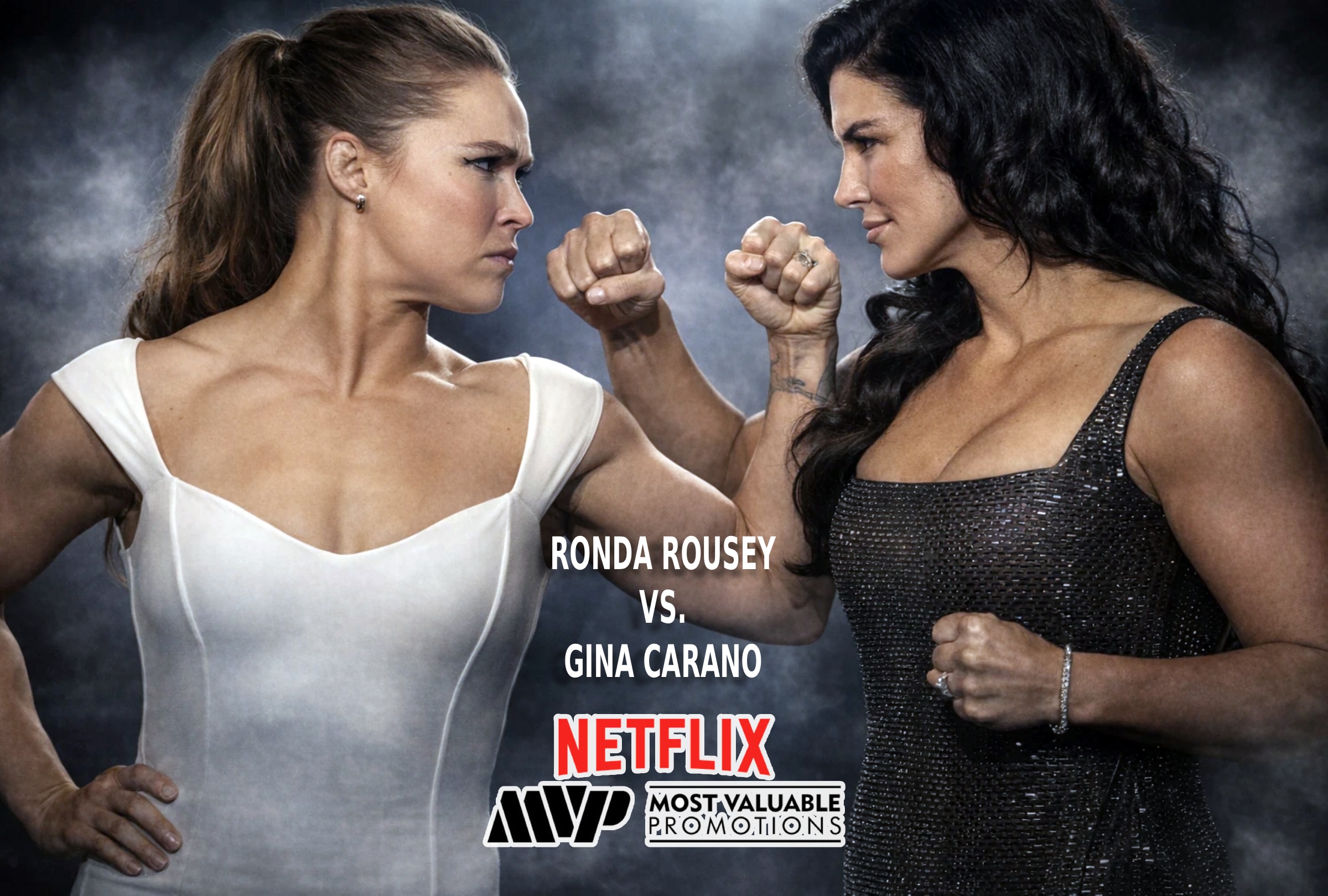 LOS ÁNGELES, CALIFORNIA (ESTADOS UNIDOS), 16/05/2026.- Cobertura oficial de Netflix EN VIVO ONLINE EN DIRECTO para ver la pelea entre Ronda Rousey y Gina Carano este sábado 16 de mayo por la estelar de la velada de MMA en el Intuit Dome de Los Ángeles, California. FOTO DE NETFLIX.COM