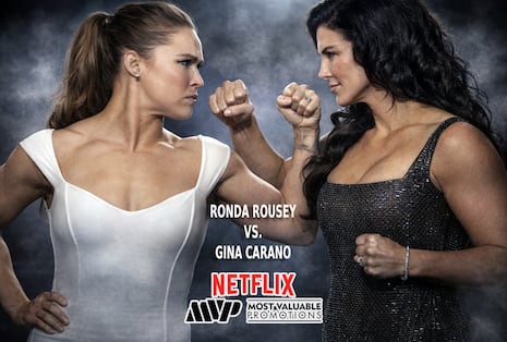 Netflix EN VIVO — dónde ver pelea de Ronda Rousey vs. Gina Carano por TV y Online en México y EE.UU.