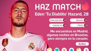 Eden ‘Tu Diablito’ Hazard: el perfil de Tinder del jugador del Real Madrid 