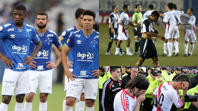 Cruzeiro se fue a la B: Alianza Lima, River Plate y los grandes sudamericanos que descendieron [FOTOS]