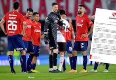 ¡Eliminen todo! El insólito pedido de Independiente tras el fallo de CONMEBOL a favor de U de Chile