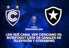¿En qué canal ver Cienciano vs. Botafogo EN VIVO hoy por ida de octavos de final de Copa Sudamericana 2026?