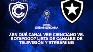 ¿En qué canal ver Cienciano vs. Botafogo EN VIVO hoy por ida de octavos de final de Copa Sudamericana 2026?