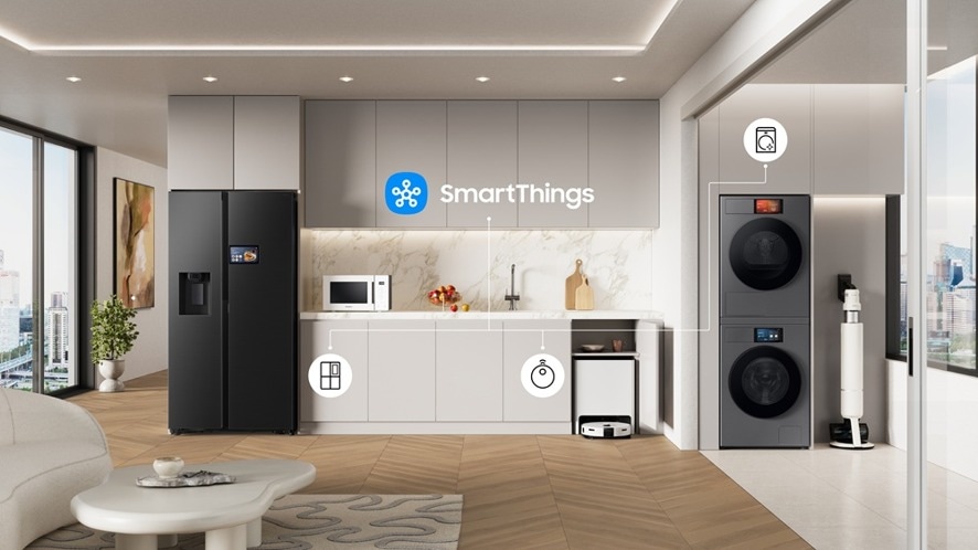 Samsung destaca los artículos indispensables para quienes están armando su primer departamento.