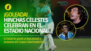 Sporting Cristal 5 - 1 Nacional: celebración y reacciones de los hinchas celestes tras la goleada