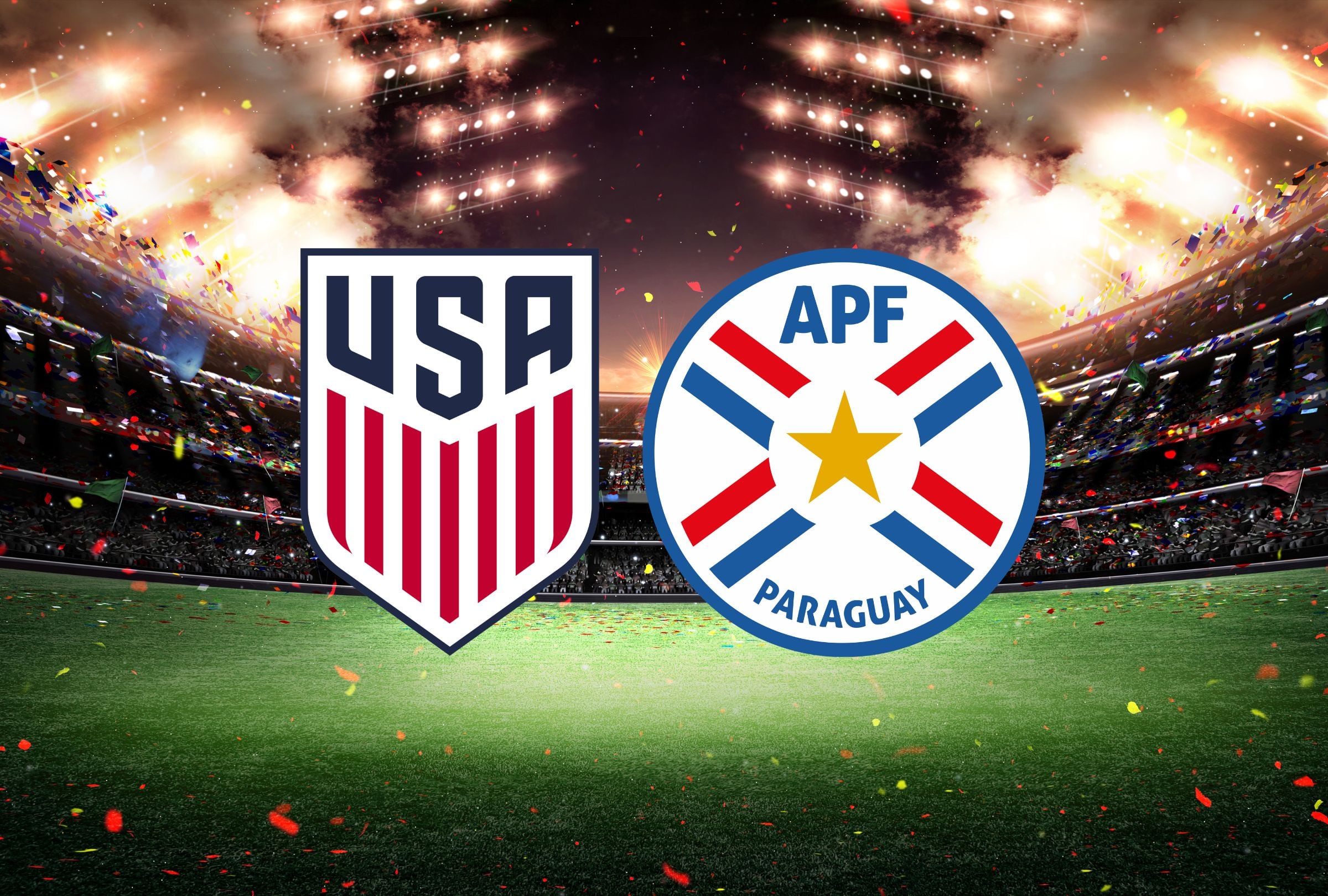 The USMNT vs Paraguay match has generated a lot of excitement among football fans. (Photo: Canva Composition - Depor)