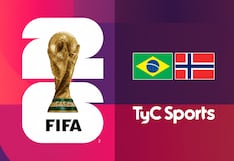 TyC Sports transmitió el partido Brasil 1-2 Noruega por el Mundial 2026