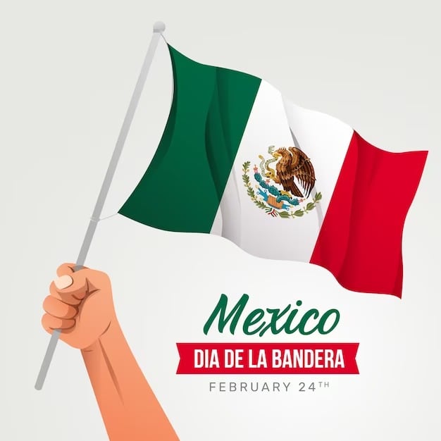 Imágenes por el día de la Bandera mexicana que se realizará este sábado 24 de febrero. (Foto: Internet).