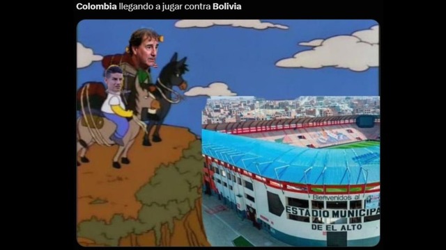 Los mejores memes de la derrota de Colombia ante Bolivia por Eliminatorias 2026.