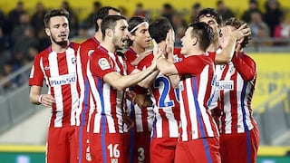 Atlético de Madrid le ganó 2-0 a Las Palmas en la ida de octavos por Copa del Rey
