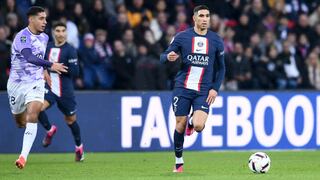 El golazo de Hakimi despúes de un casi olímpico de Messi en PSG vs. Toulouse por la Ligue 1 [VIDEO]