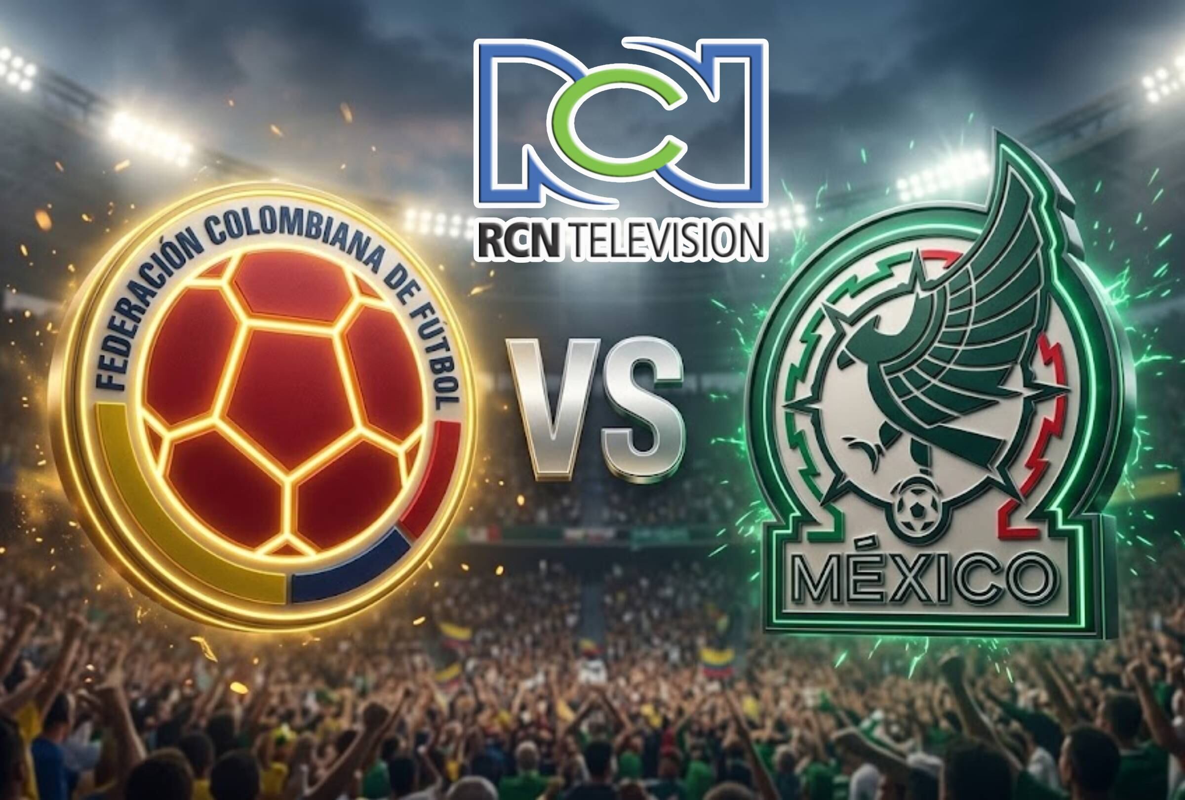 Canal RCN EN VIVO ONLINE - Ver Colombia vs. México en directo por amistoso FIFA internacional