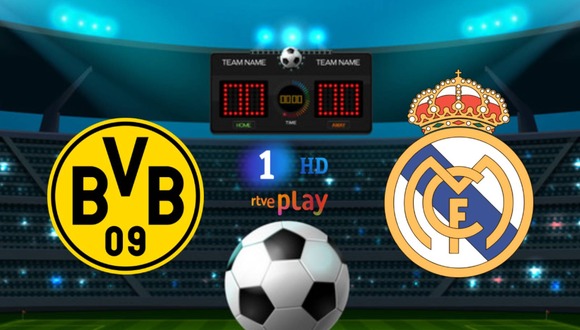 La cobertura oficial del partido entre Real Madrid y Borussia Dortmund por la final de la Champions League estuvo a cargo de TVE La 1, RTVE Play y TNE. (Foto: TVE)