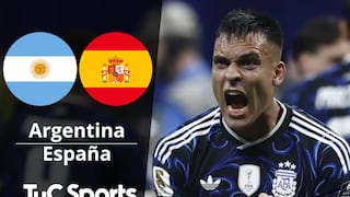TyC Sports transmitió el partido Argentina 0-1 España por la final del Mundial 2026