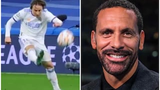 “Es un fenómeno, ese pase es ilegal”: Rio Ferdinand elogió a Luka Modric