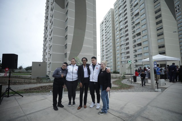 Legado entregó departamento a medallistas de Lima 2019. (Foto: Britanie Arroyo/ @photo.gec)